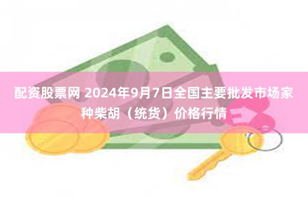 配资股票网 2024年9月7日全国主要批发市场家种柴胡（统货