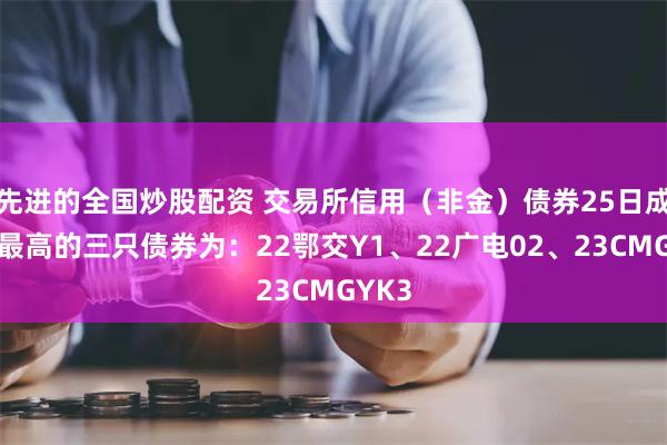 先进的全国炒股配资 交易所信用（非金）债券25日成交额最高的